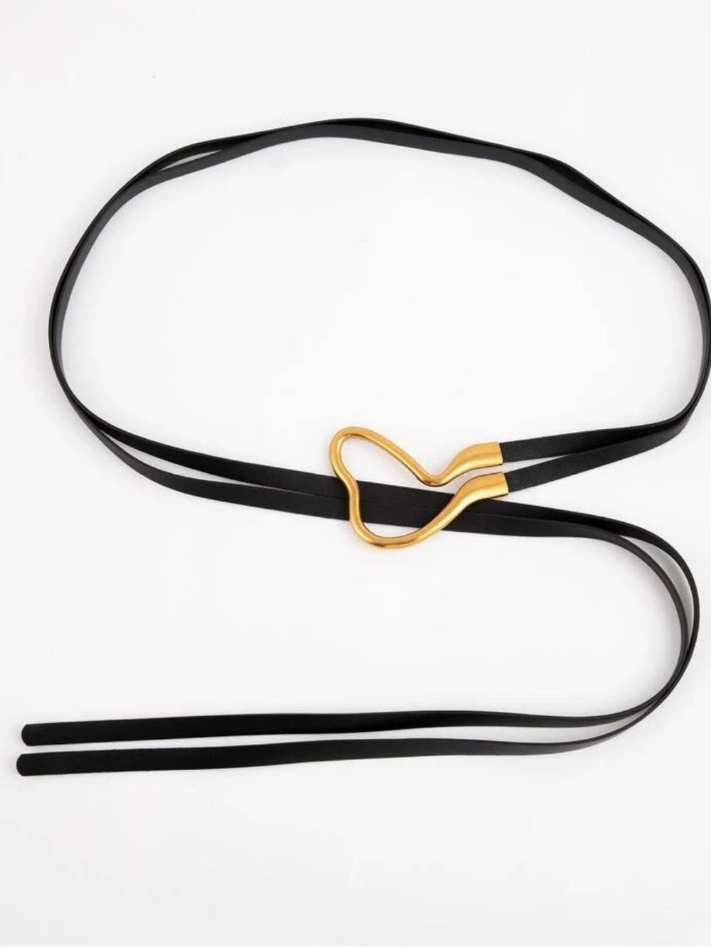 Black Waist Belt S1443 - Picture 2 of 5